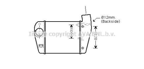 Інтеркулер AUDI A6 C6 (2004) A6 2.0 TDI (Ava) AVA COOLING AIA4350