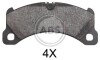 Гальмівні колодки перед. Cayenne (958)/Panamera (971)/Macan (95B) 2.0-4.8 10-23 (BREMBO) A.B.S. 37918 (фото 1)