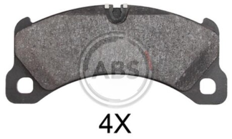 Гальмівні колодки перед. Cayenne (958)/Panamera (971)/Macan (95B) 2.0-4.8 10-23 (BREMBO) A.B.S. 37918