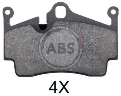 Гальмівні колодки зад. Boxster (987/982)/Cayman (981/987) 04- (BREMBO) A.B.S. 37697