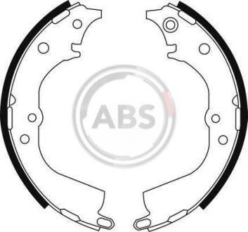Гальмівні колодки бараб. (270x57) TOYOTA Hilux 88-99 A.B.S. 8944