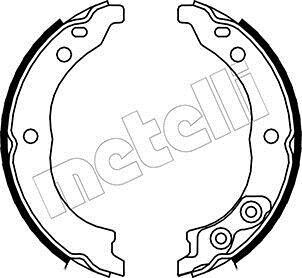 Комплект гальмівних колодок (барабанних) METELLI 53-0089