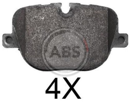 Гальмівні колодки задн. Range Rover III/Sport 4.4D/5.0 09-13 A.B.S. 37802