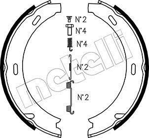 Комплект гальмівних колодок (барабанних) METELLI 53-0233K
