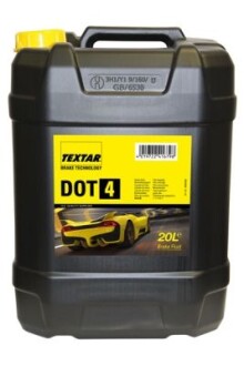 Гальмівна рідина DOT4 20L TEXTAR 95002500