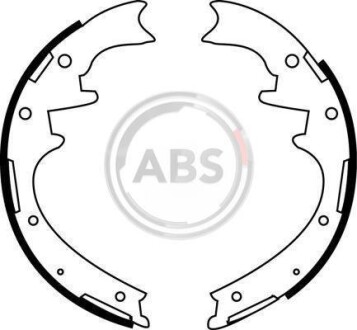 Гальмівні колодки бараб. FORD Ranger 99-06 (254x65mm) A.B.S. 40705