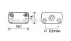 Радіатор масляний BMW X5 SERIES E53 (2000) (AVA) AVA COOLING BW3406 (фото 1)