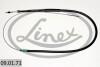 Трос ручного гальма LINEX 09.01.71 (фото 1)