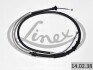 Трос ручного гальма LINEX 14.02.38 (фото 1)