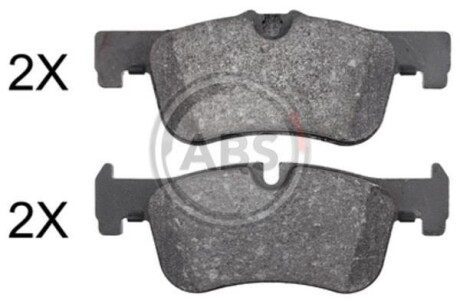 Гальмівні колодки пер. BMW 1 (F20)/2 (F22) 1.5-2.0 11-20 (ATE) (155,8x58x18,3) A.B.S. 37922